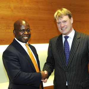 Wale Tinubu & Simon Ashby-Rudd, Global Head, Oil & Gas, Standard Bank