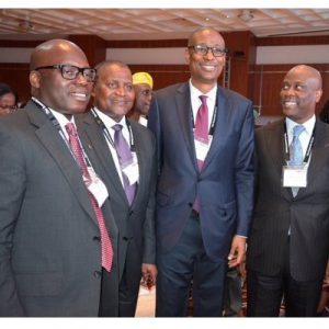 Wale Tinubu And Aliko Dangote At The Economist 2016